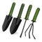 4pcs Garden Tools Set Trowel Rake Shovel Heavy Duty k Ergonomic X1V8 Metal S7S7
