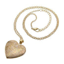 Heart Flip-open Friend Photo Picture Frame Locket Pendant Necklace Chain I2I9