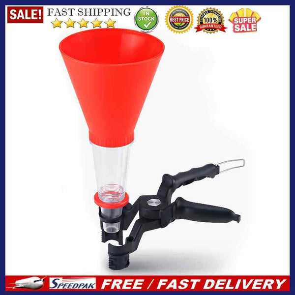 Engine Oil Filling Set Universal Oil Funnel with Adjustable Width Holding C