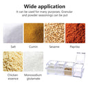Four Compartments Seasoning Box Safe Material Seasoning Jar Set with Box Co