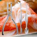 3Pcs Crab Peeling Tools Crackers Nut Shellfish Lobster Opener Tool