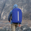 Reflective Waterproof Bag Rain Cover Outdoor Safety Covers (Blue 60L) Newly