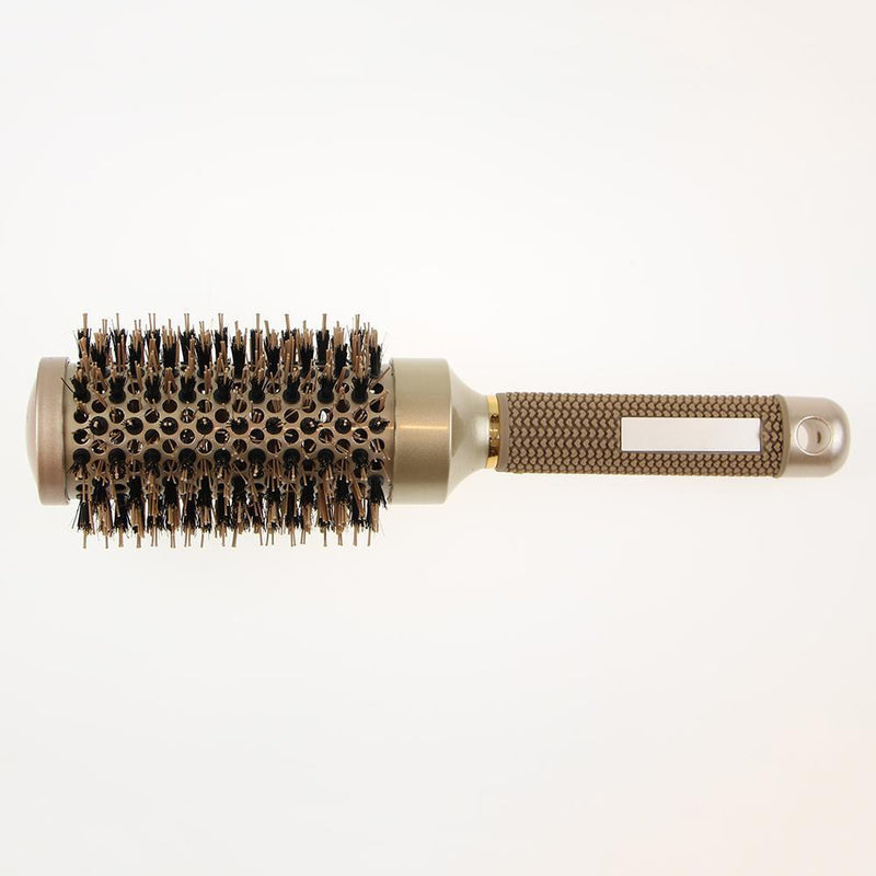 Pro Hair Dressing Brush Ceramic Iron Round Comb Magic Styling Combs (45mm) Newly