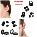 Jewelry Round Hoop Earrings Piercing Ear Studs Dangle Drop Stud Tragus Earrings