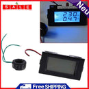 Digital AC 300V 100A LCD Dual Panel Amp Combo Voltmeter + CT 110V 220V 240V