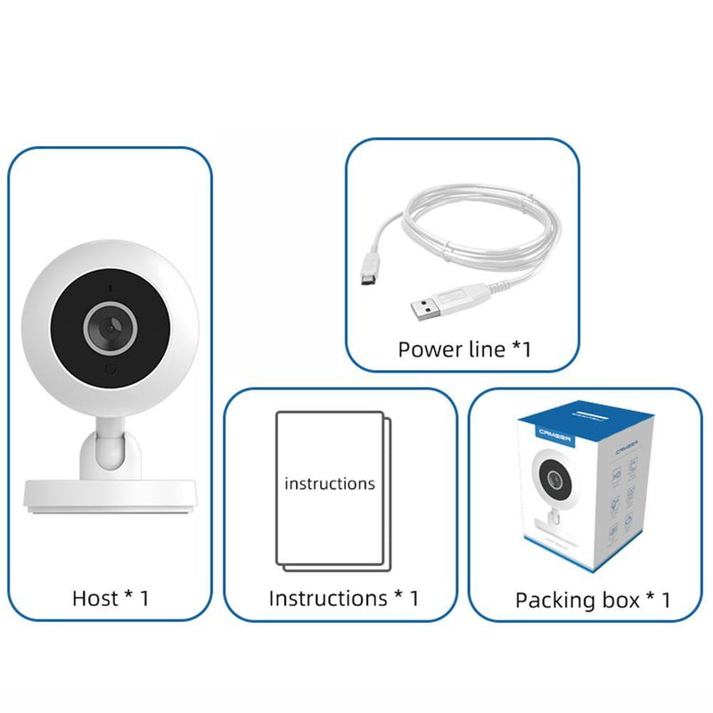 Wifi 360 Degree Rotation Two-way Voice Camera IR Cam Video Recorder A2 Camera