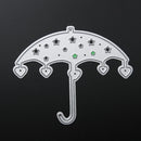 Umbrella Heart DIY Metal Stencil Scrapbook Cutting Die Craft Album Card