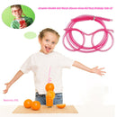 Novelty Eyeglasses Drinking Straw for Kids Birthday Party Supplies (Pink) Newly