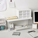 Dustproof Storage Box 9 Grids Desktop Transparent Household Drawer Storage Box