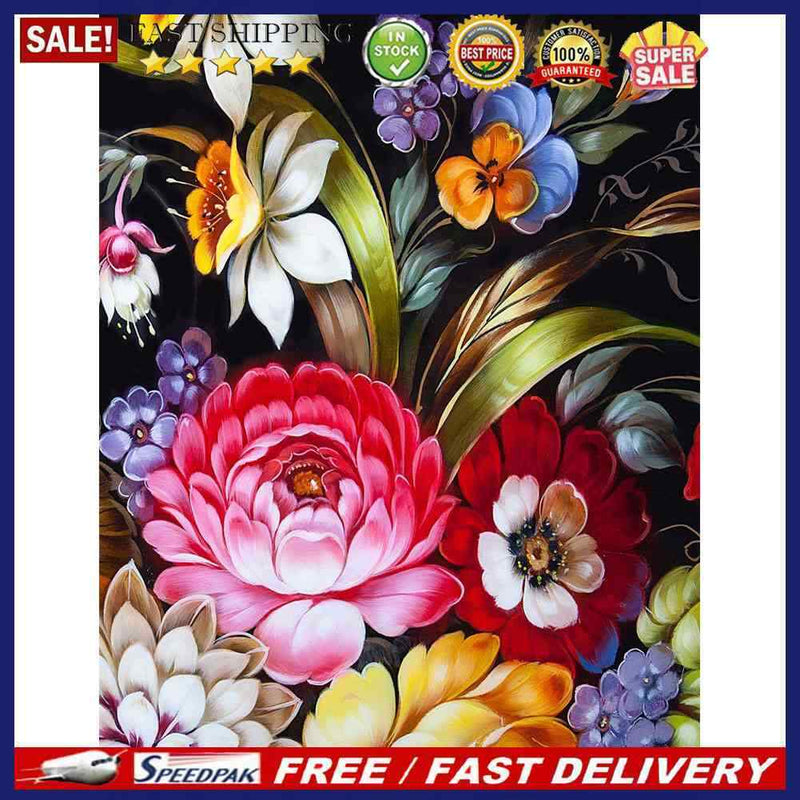 Paint By Numbers for Kids Adults Beginner Flower Home Wall Bedroom Decoration