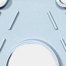 Bathroom Faucet Water Catcher Mat Sink Draining Pad Behind Faucet (Grey)