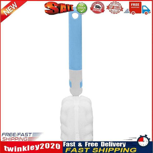 30CM Detachable Water Bottle Cleaning Brush Long Handle Cup Brush (Blue) Newly