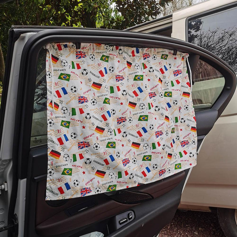 Car Sunshade Curtain UV Protection Auto Styling Accessory for Kid (Pirate)