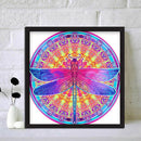 5D DIY Partial Special Shape Crystal Drill Dragonfly Diamond Painting Handi
