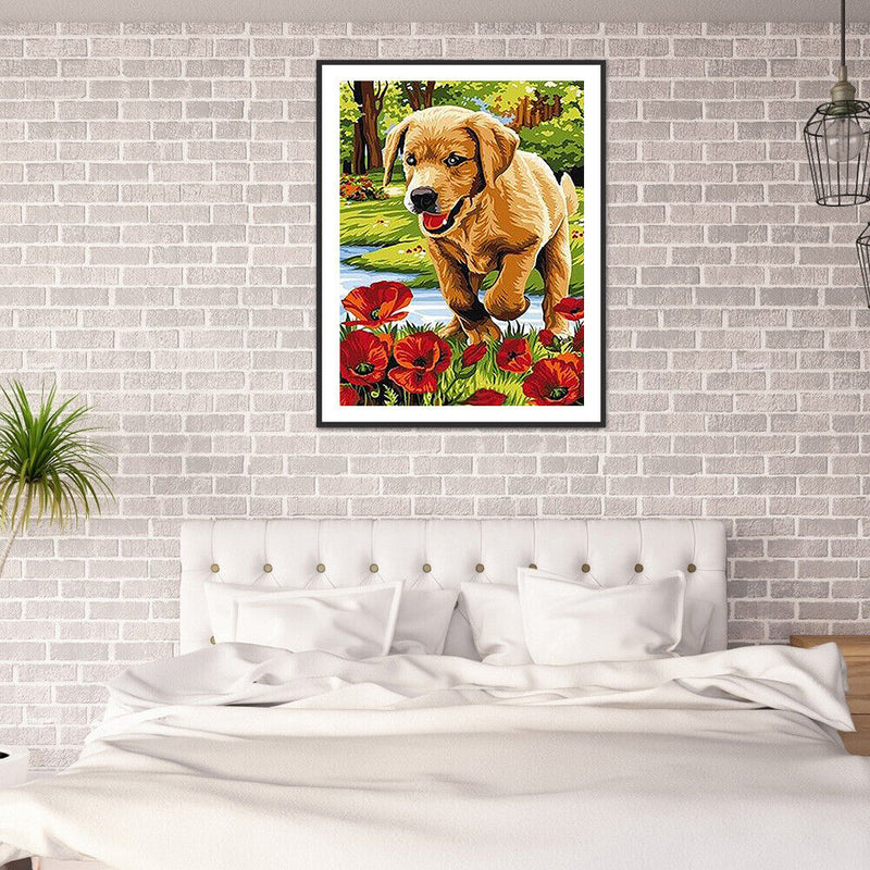 #A 5D DIY Diamond Painting Kits Animal Full Round Drill Wall Decor Art Crafts Se