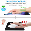 Comfortable Sponge Hand Support Mouse Pad Wrist Rest Mice Mat For PC Laptop