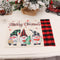 #A Bowl Cup Pad Thermal Insulation Xmas Bowl Pad Non-slip Knitted for Home Kitch