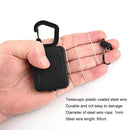 Wire Rope Outdoor Key Ring Camping Retractable Key Chain (Deformation)