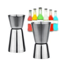 Wine Cocktail Shaker Jigger Single Double Shot Drink Measure Cup (25-50ML)