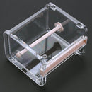 Tape Dispenser Desktop Tape Cutter Stationery Storage Box Organizer(Beige) Newly