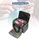 Knitting Sewing Needles Storage Bag Portable Yarn Tote Hooks Organizer