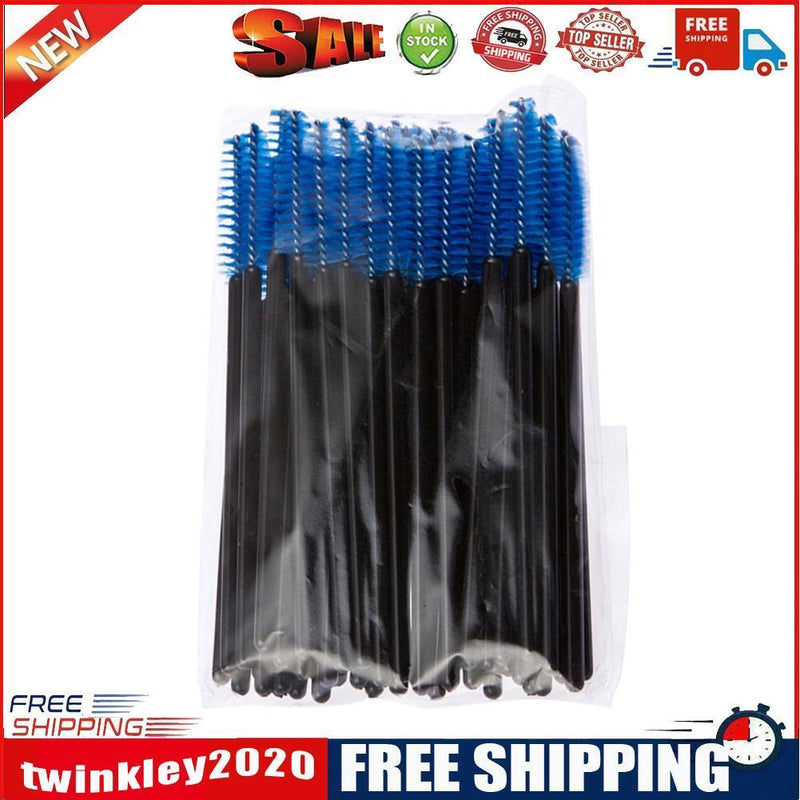 50PCS Disposable Eyelash Brush Mascara Wands Applicator Spoolers Makeup(4)