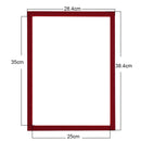 Diamond Painting Magnetic Frame for Art Photo Self-Adhesive (Red Glossy)
