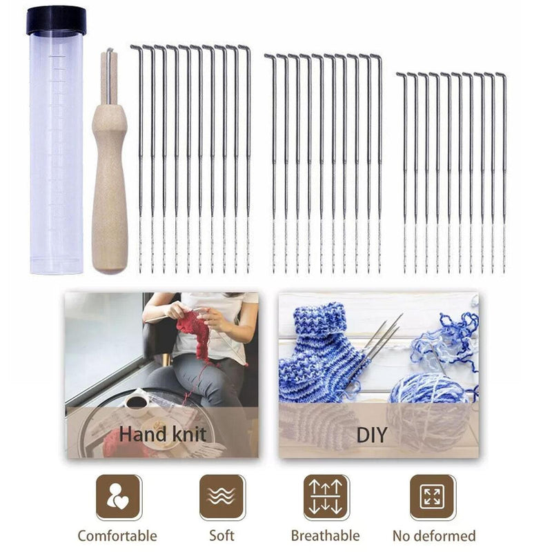 Felting Needles Set with Handle Wool Felt Tool Felting Beginner Kit Mixed DIY~
