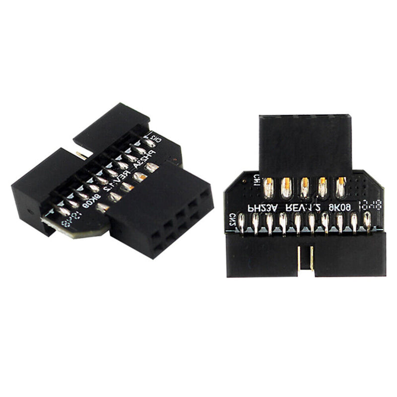 USB 3.0 20-Pin to USB 2.0 9-Pin Adapter Male to Female Female to Male Converter