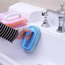 Bathroom Wall Washing Cleaning Brush Bathtub Cleaner Handheld Sponge Plastic