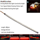 Flowing Turn Signal Motorcycle Tail Light Brake Stop Flashing  DRL Lamp