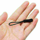 1pcs Schwarz Reißverschlußanhänger Puller Kabel Reißverschlusszipper, I3O4 M1G7