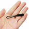 1pcs Schwarz Reißverschlußanhänger Puller Kabel Reißverschlusszipper, I3O4 M1G7