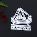 Pirate Ship DIY Jigsaw Puzzle Metal Stencil Scrapbook Craft Punch Mold