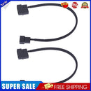 5x2pcs 4pin IDE Molex to 1-Port 3Pin/4Pin  Cooling Fan Splitter Power Cable