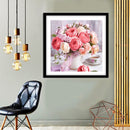 5D DIY Full Round Drill Diamond Painting Warm Flowers Cross Stitch (B1098)