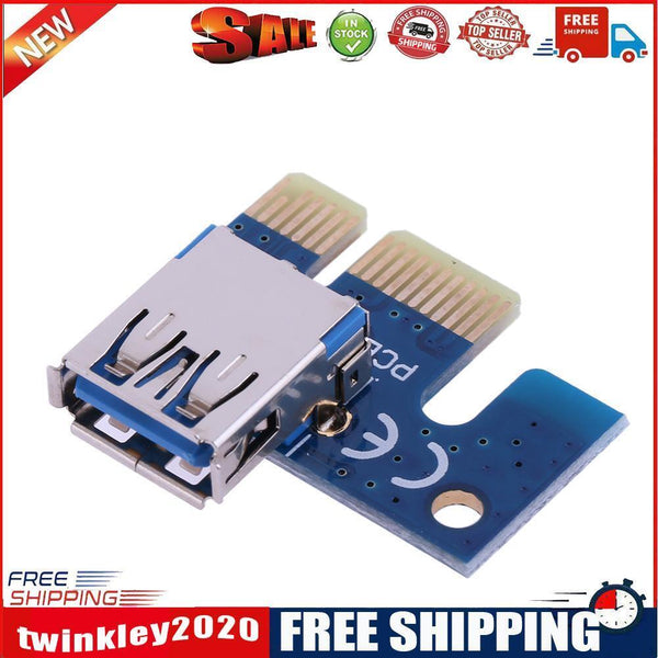 PCIe X1 Adapter PCI E 1X to USB 3.0 Female for PCI Express Riser Mining