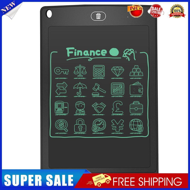 8.5 inch Digital LCD Writing Tablet Ultra-Thin Drawing Pad with Pen (Black)