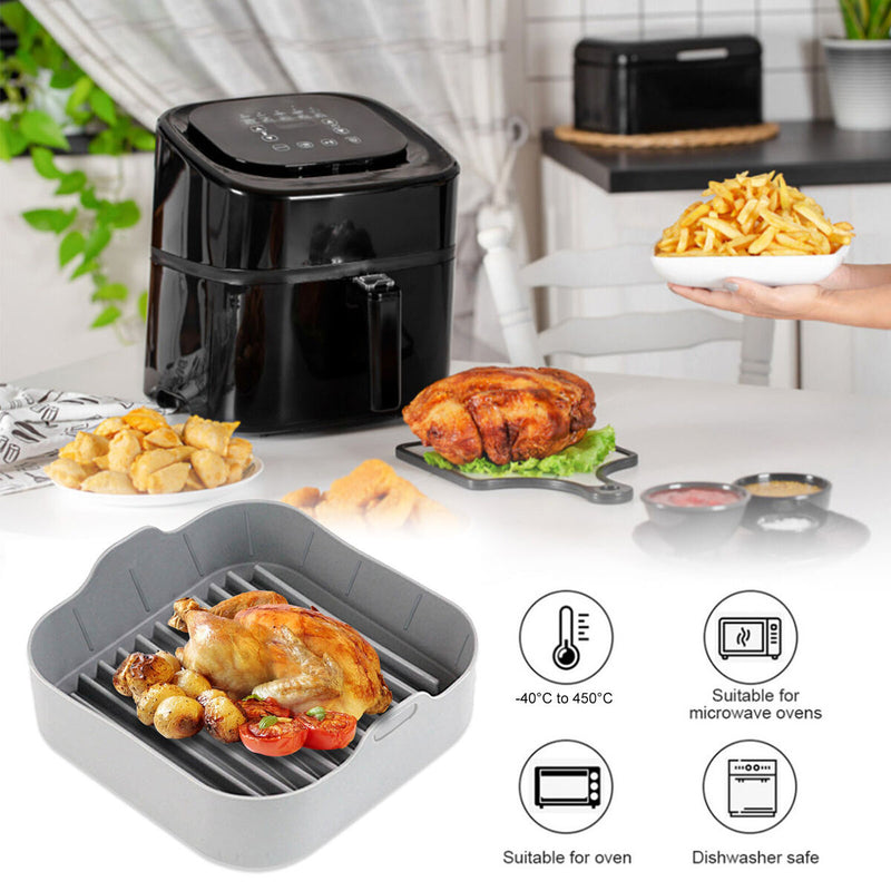 Air Fryer Liner Food Reusable Air Fryer Basket Replacement of Parchments
