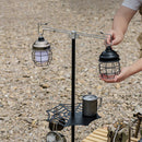 Outdoor Camping Hiking Lamp Post Pole Holder Mini Table Rack Light Fixing Hanger
