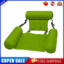 Floating Bed Swimming Pool Inflatable Water Longue w/Backrest Green)