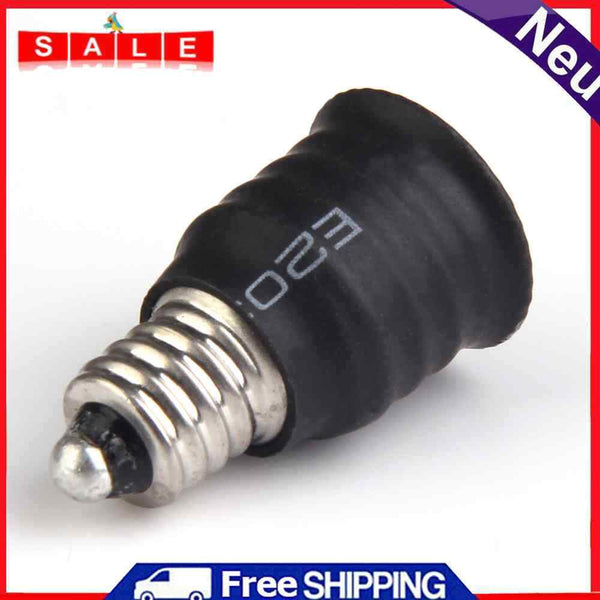 E10, E14 Base LED Light Lamp Adapter Converter Screw Lamp Socket Copper