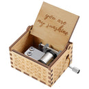 Wooden Music Box, Engraved Musical Box, Valentine Gifts for Girlfriend Wome