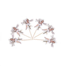 Birthday Fairy Girls Cake Topper Angel Sticks Cupcake Decoration Flower Theme