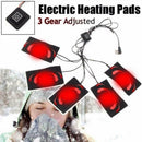 5 in1 USB Thermal Heated Pad Electric Vest Heat Warm Jacket Warmer Body