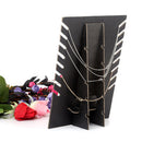 Necklace  Pendant Chain Display Holder Stand Velvet Easel Organizer Rack
