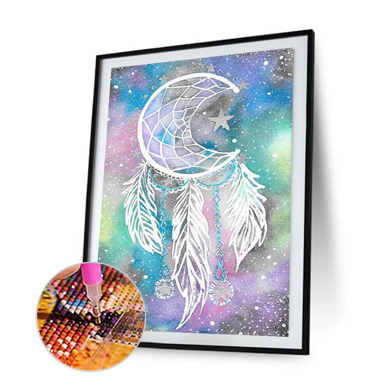 5D DIY Full Drill Diamond Painting Dreamcatcher Cross Stitch Kits Bedroom Decor