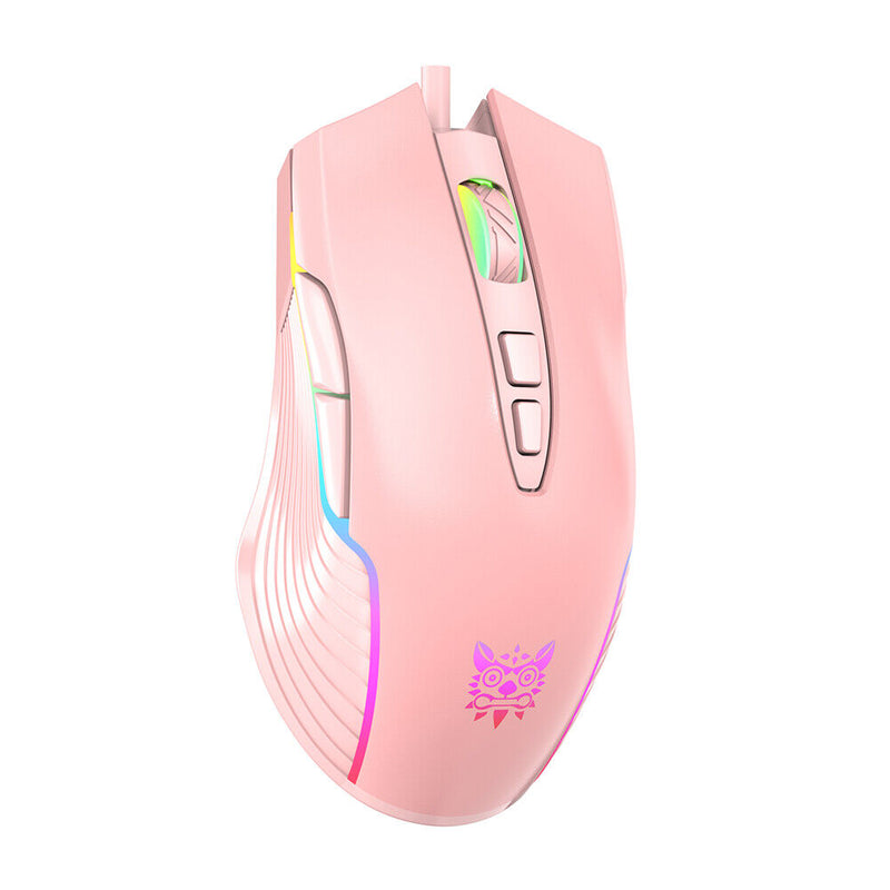 USB Wired Gaming Playing Mouse Non-Slip 6-Gear Adjustable DPI RGB Computer Mice