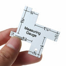 Handmade Patchwork Quilting Tailor Ruler Template Sewing Ruler Measuring Gauge
