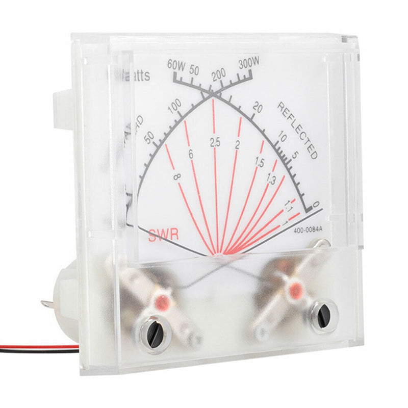 Standing Wave Ratio SWR Watt Meter Radio Station VU Power Meter Transmitter